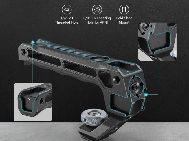 ОСНОВНЫЕ ОСОБЕННОСТИ SMALLRIG NATO TOP HANDLE (LITE) 3766